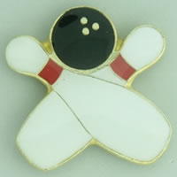 Bowling Lapel Pin - Ball & Pins