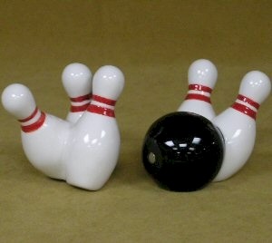 Bowling Salt & Pepper Shakers