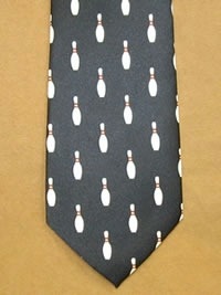 Black Pins Tie