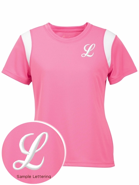 Athletic with a Retro Twist Performance Monogram Crew