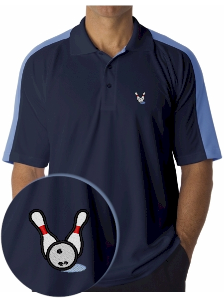 Cool-N-Dry Sport Shoulder Block Bowling Shirt