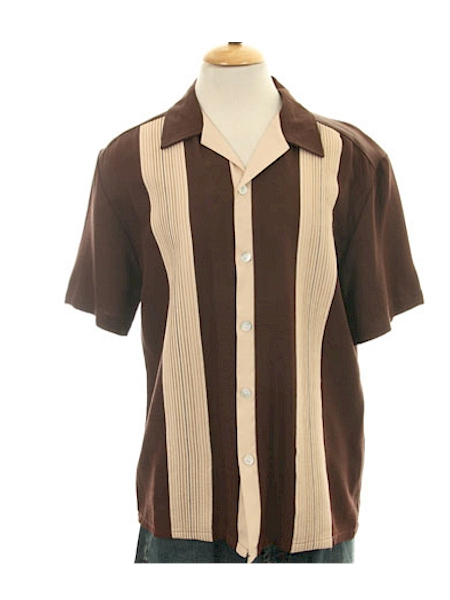 Charlie Sheen Signature Shirt - ROMEO - BROWN