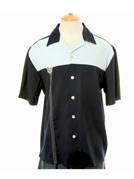 Charlie Sheen Signature Shirt - ROYAL CREST -- CLOSEOUT