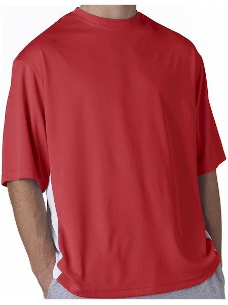 Athletic Cool-N-Dry Sport Two-Tone Tee - CLOSEOUT