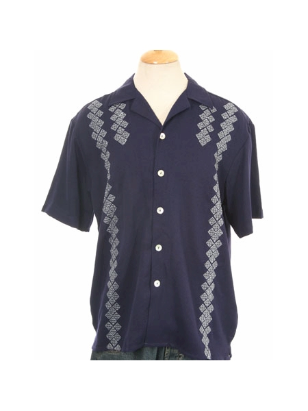 Charlie Sheen Signature Shirt - LAS VEGAS RUN (Navy)