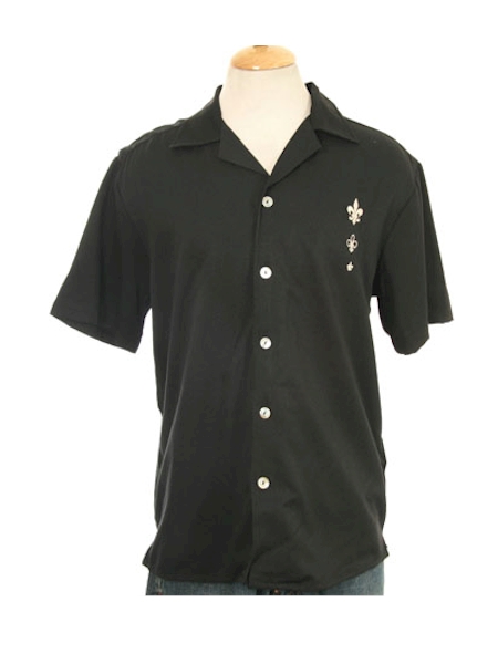 Charlie Sheen Signature Shirt - THREE DES LES in Black