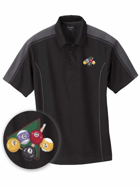 Rack Em' Up E-Performance Billiards Shirt
