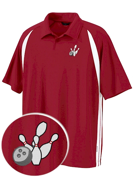Men's Power Performance Polyester Bowling Shirt