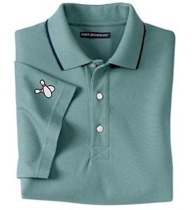 Men's Mesh Knit Bowling Shirt  - CLOSEOUT
