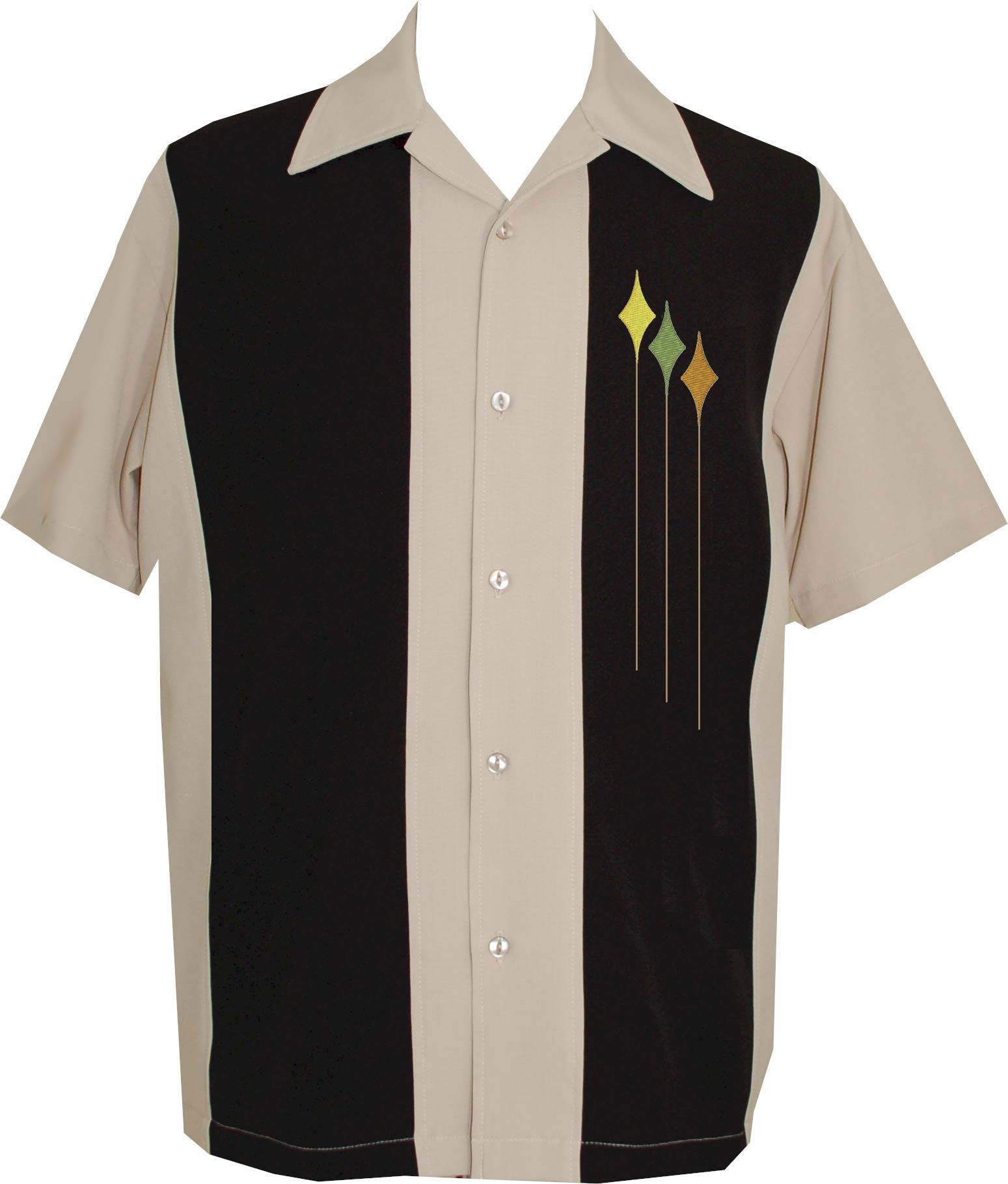 Charlie Sheen Bowling Shirt | Two Panel Retro Bowling Shirt