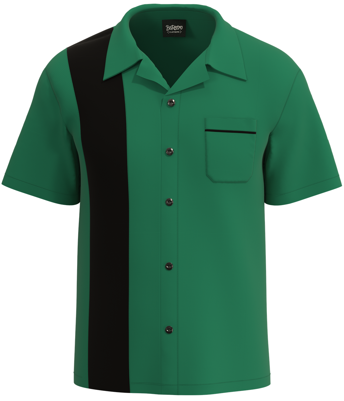 Green Bowling Shirt | Pool Team Shirt | BeRetro