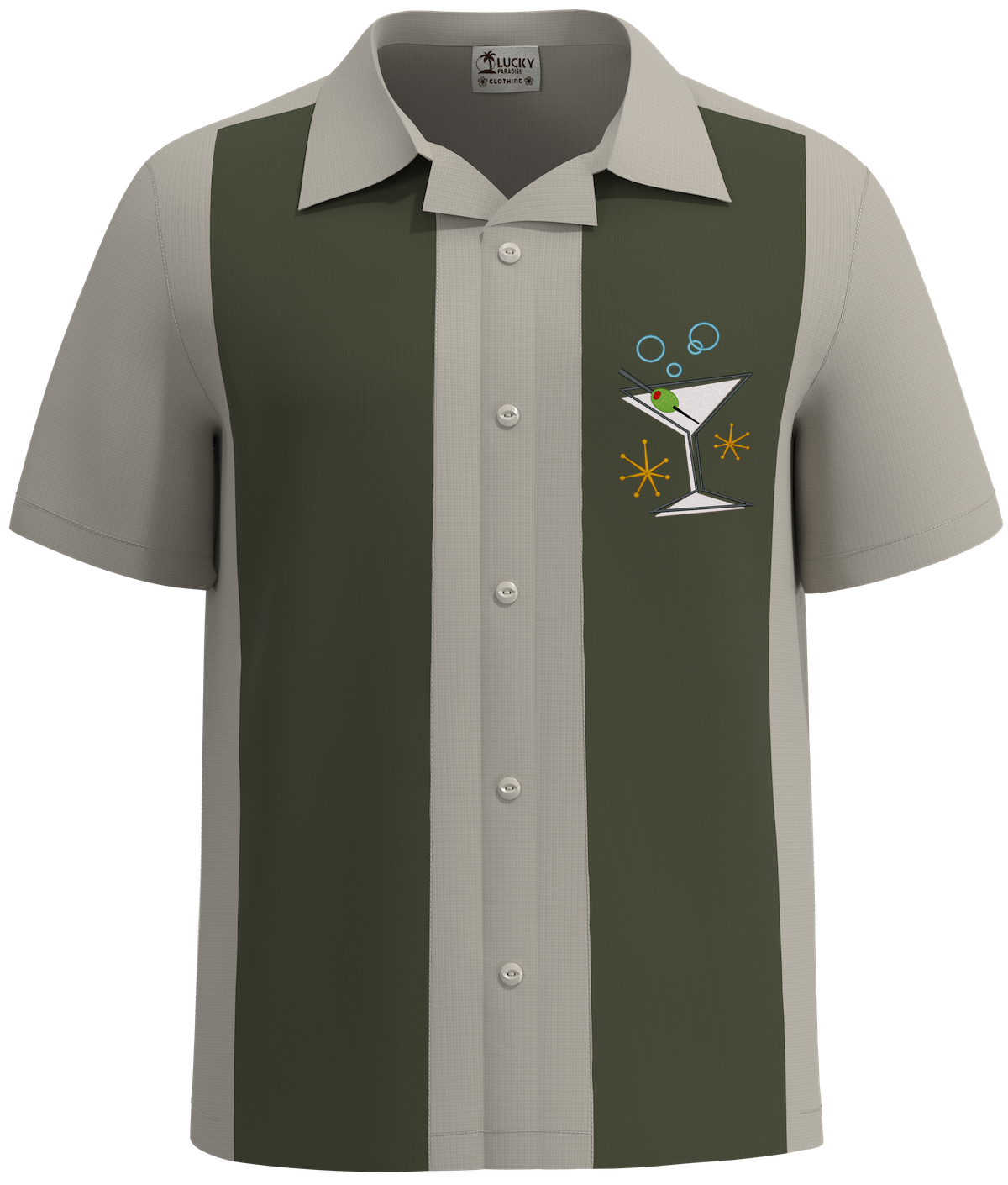 Soprano Bowling Shirt | Mens Dressy Button Down Shirt