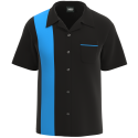 Black & Turquoise Bowling Shirt