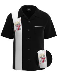 SIZZLING 7s ~ Lucky 7 Slot Machine & Gambling Shirt – USA-Made Vegas Casino Style