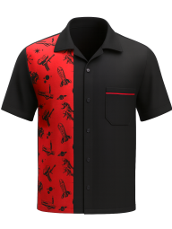 Atomic Space Age - Elon Inspired Button Down Shirt