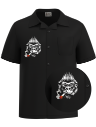 The Boss - Unique Gorilla Design Dress Shirt - CLEARANCE