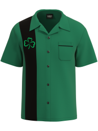 Bowling Shirt Black Orange