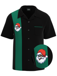 Cool Santa! - Fun Christmas Bowling Shirt for Holiday Cheer