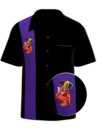 CREOLE ~  Exclusive Limited Edition Mardi Gras Bowling Shirt