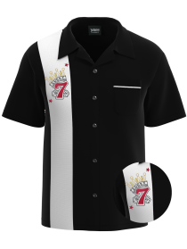 SIZZLING 7s ~ Lucky 7 Slot Machine & Gambling Shirt – USA-Made Vegas Casino Style