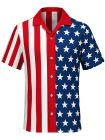 American Flag Bowling Jersey Shirt | All-Inclusive Customization