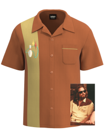 "The Dude" ~  Big Lebowski Inspired Bowling Shirt