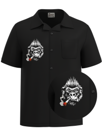 The Boss - Unique Gorilla Design Dress Shirt