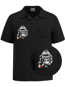 The Boss - Unique Gorilla Design Dress Shirt - CLEARANCE