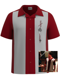 The Malibu ~ Two & Half Men Inspired Retro Bowling Shirt