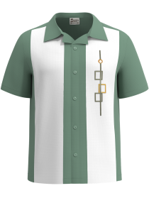 GIN ~  Big & Tall Tropical Bowling Shirt - CLOSEOUT