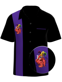 CREOLE ~  Exclusive Limited Edition Mardi Gras Bowling Shirt