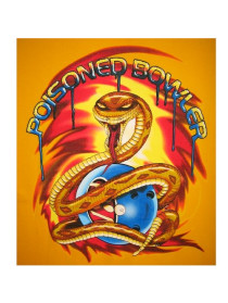 Poisoned Bowler Bowling T-shirt - CLOSEOUT