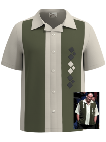 GANDOLFINI - Soprano-Inspired Casual Bowling Shirt