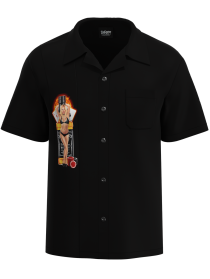 "High Stakes Honey" Pin-Up Bowling Shirt - CLOSEOUT