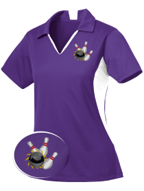 Women's RAZOR - Sport-Wick Polo Bowling Shirt - Lightweight & Breathable