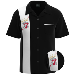 SIZZLING 7s ~ Lucky 7 Slot Machine & Gambling Shirt – USA-Made Vegas Casino Style