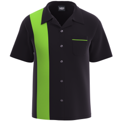 Retro Classic Style: Men’s "Shock" Black and Lime Green