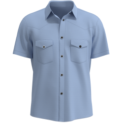 Mens Black Skull Rose Embroidered Western Rockabilly Shirt