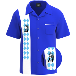 Royal Bowling Shirt