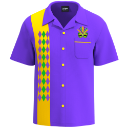 Mardi Gras Magic ~ Exclusive Button Down Shirt