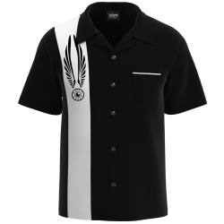 Flying Eye Ball ~ Hot Rod Bowling Shirt