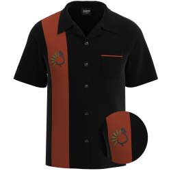 TURKEY-O! Retro Bowling Shirt: Celebrate Strikes in Style