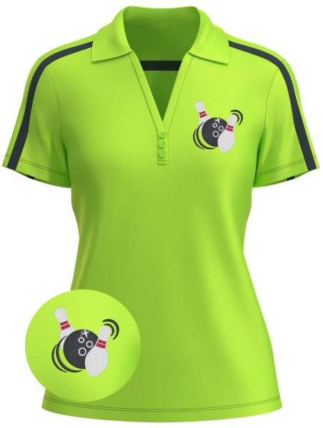 Ladies SHOCK - Silky Touch Performance Bowling Shirt