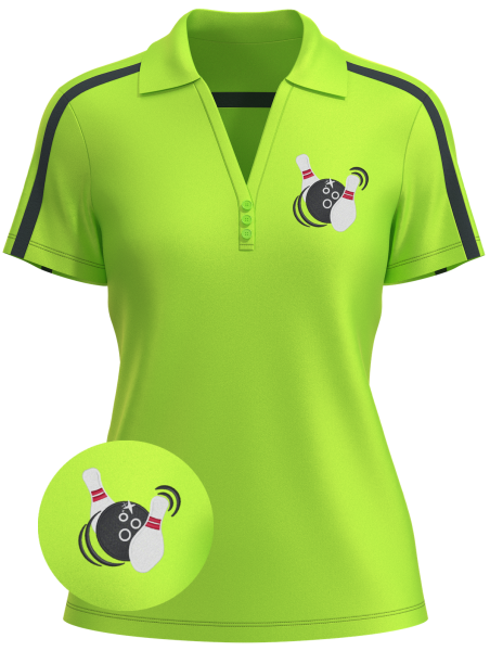 Ladies SHOCK - Silky Touch Elite Performance Bowling Shirt