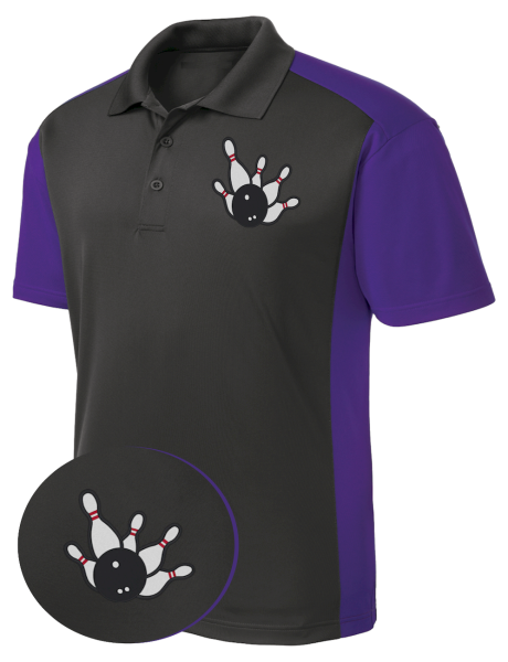 SMASH-PINS Elite Men's Bowling Team Polo