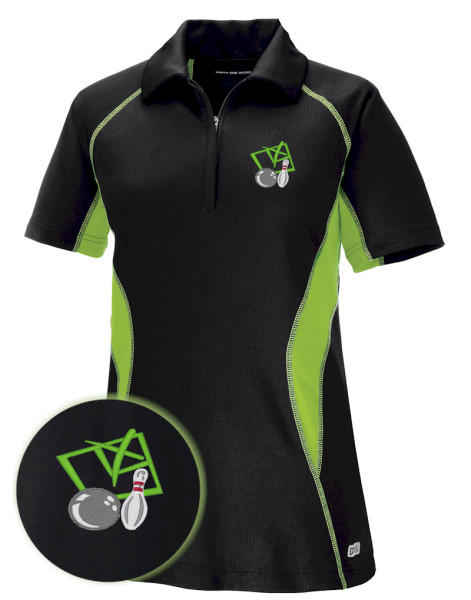 Women's ELECTRIFY : Advanced Cool-Logik Bowling Shirt - CLOSEOUT