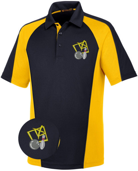 Electrify - Energized Performance Bowling Polo for Teams - Color Block