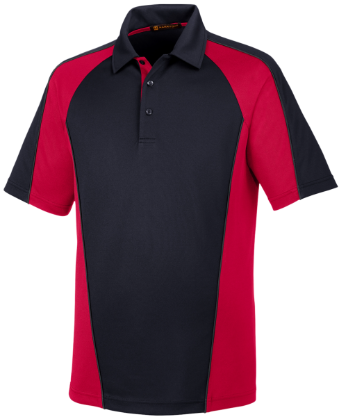 FLASHPOINT -Color Block Performance Men Bowling Polo for Athletes