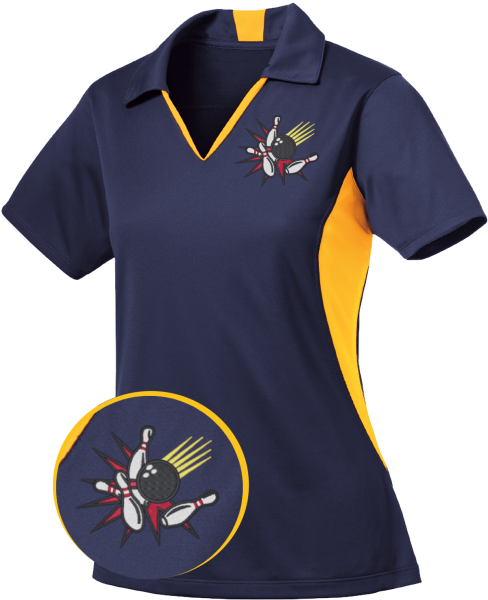 STRIKEOUT - Women's Polo Bowling - Luxury & Customizable