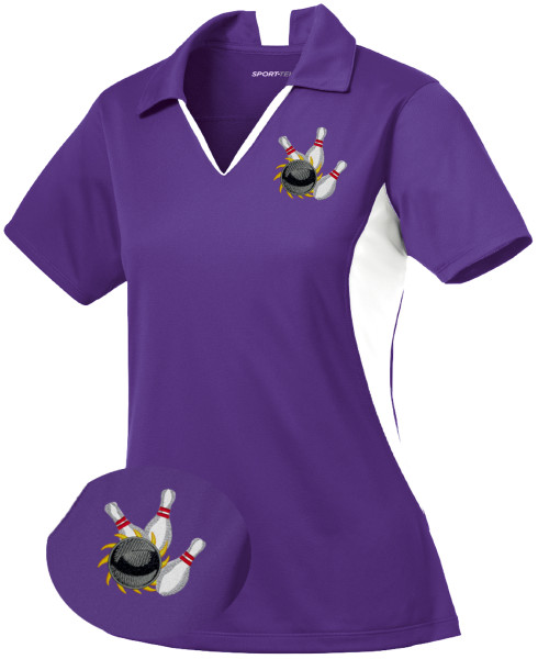 Women's RAZOR - Sport-Wick Bowling Shirt - Lightweight & Breathable